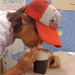 Employee Beth doing a Tim Tam Slam!!!