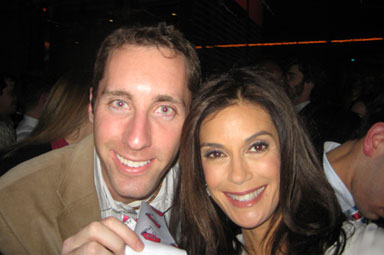 Teri Hatcher and Mr. Yogato